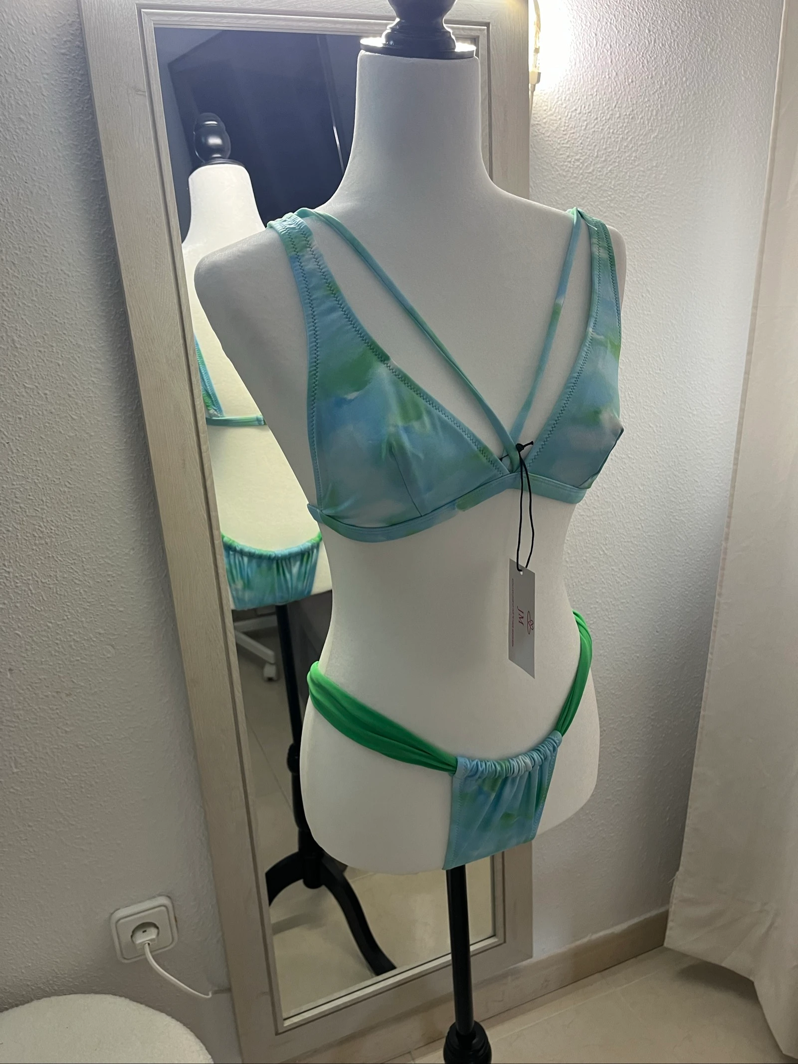 Braziliaans bikiniset blauw/groen – photo 2